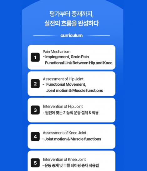 RTS - Knee & Hip 코스 1기 (2025.07.19)